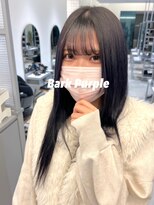 ルミヘアー 金沢駅西口店(Lumi hair)&nbsp;《Lumi hair》ダークパープル/金沢/ブリーチ無しダブルカラー