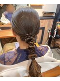 結婚式ヘアセット