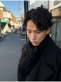 #ベリーショート#ダークアッシュ#ニュアンスパーマ#韓国マッシュ