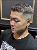 シルバーカラー　ハイトーン　メンズ