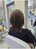 重めのミディアムレイヤー