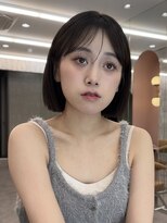 ロンド ブランシュ 錦糸町北口(Lond blanche)&nbsp;イメチェン外ハネボブ美髪ワイドバングミディアムクラゲヘアー