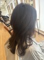 アグ ヘアー グランツ 豊橋店(Agu hair glanz) ツヤとカールの贅沢盛り♪ストカールでロングウルフ風レイヤー
