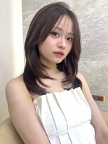 ロンドフルール 大宮東口(Lond fleur) ミニウルフレイヤーカット顔周り前髪韓国ミディアムロング/大宮