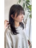 小顔可愛いレイヤーカット×アッシュカラー10代20代30代