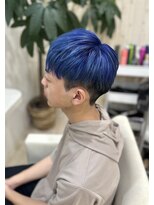 コレロ ヘアー(KORERO hair)&nbsp;デザインカラー、グラデーションブルー