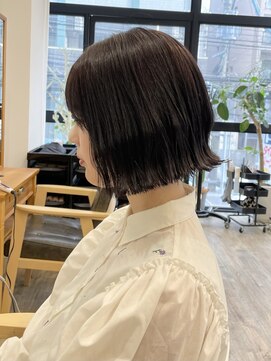 セイドット フクオカ(Say.FUKUOKA) 【レディース・大名】切りっぱなしボブ×前下がり×くびれ