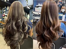 ライサンヘアネパール(Raisan Hair Nepal)の雰囲気（低ダメージハイライトカラー【新大久保駅/ハイライト/英語対応】）