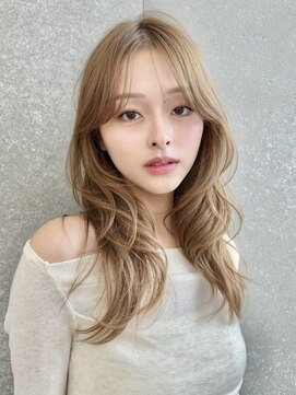 ロンドネートゥル 新潟(Lond naitre) 暗髪/クラゲヘアー/ココアベージュ/小顔(新潟/万代)