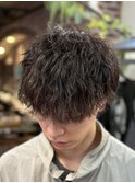 【立体感で魅せる男】ツイストスパイラルパーマ
