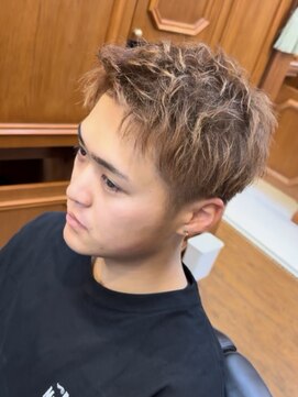 ツーブロショート