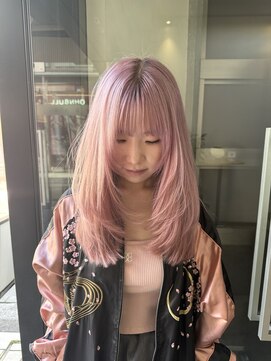 アクアオモテサンドウ(ACQUA omotesando) ◎ホワイティピンクカラー/ブリーチ1回/ホワイトピンク表参道