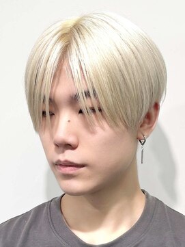 ルネラトーキョー(RUNERA TOKYO) ハイトーンセンターパートメンズスタイルケアブリーチ