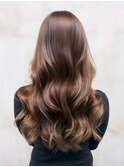 顔周りレイヤーロング韓国ヘアイメチェン_ba586721