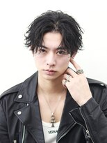トゥルークリエイション 渋谷(True Creation SHIBUYA) ツーブロックセンターパートショートウルフツイスパシャドウ韓国