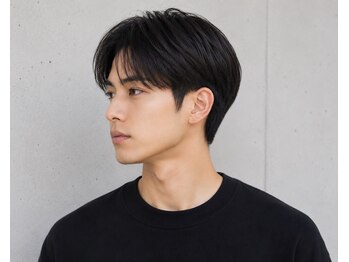 ピース 大島店(peace)の写真/忙しいビジネスマン必見!メンズ眉カットで第一印象UP!自然な曲がる縮毛矯正で洗練された印象へ♪