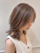 カムバイネオリーブ 溝の口店(Cam by neolive)&nbsp;☆ミディアムウルフ・くびれレイヤー・ハイライトカラー☆