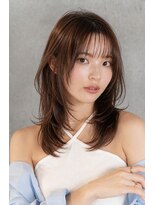 オーブ ヘアー ヴォーチェ 岡山店(AUBE HAIR voce) 20代・30代_似合わせ_前髪_顔回りレイヤーカット_ハイレイヤー