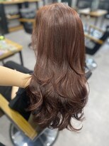 ウェイビー 桜木町店(WAVY)&nbsp;オレンジブラウンレイヤーカット