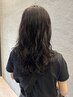 【彩花指名クーポン】コテ巻き風パーマ＋炭酸スパ＋トリートメント
