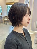 ナンバー 博多(Number) レイヤーボブ×グレージュカラー