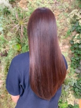 ヘアメイク アンティ シャンドラ縮毛矯正+HUEグロス♪