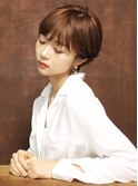 大人のツヤ感ハンサムショート