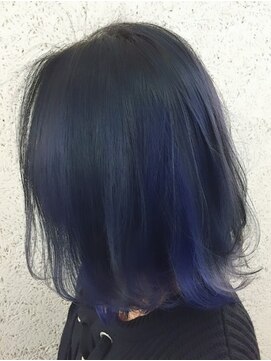 コークス 原宿 表参道(COKETH) ★ダブルカラー、インナーカラーで作るブルーカラー