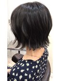 <大澤>カーリーボブ　国分寺ボブ