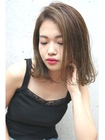 フェス カットアンドカラーズ(FESS cut&colors)&nbsp;『FESS 鶴丸』【イルミナカラー×ミントベージュ】大人ボブ