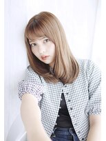 シュシュット(chouchoute)&nbsp;吉祥寺3分/かきあげ髪質改善マロンベージュ美髪Aラインボブ/079