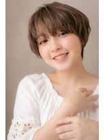 カバーヘア ブリス 北浦和(COVER HAIR bliss)&nbsp;暖色系カラーくせ毛風マッシュショート302Y北浦和10代20代30代