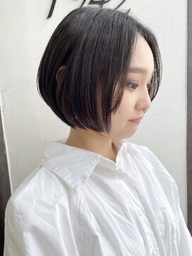 ニット 銀座(knit) 《knit銀座》大人可愛い20代30代40代ショートボブ丸み前下がり