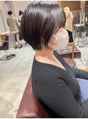 *滝田*20代30代40代顔まわり小顔丸みショートボブ似合わせカット