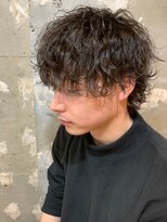 アカ(ACA)&nbsp;ツイストスパイラルパーマメンズカットメンズショート札幌大通