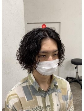 プライズ アイリス 池袋東口店(prize Iris) センターパートウルフ/ソフトツイスパ/￥11880