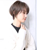 クラッチ 博多(CLUTCH)&nbsp;大人可愛い小顔美髪ツヤ髪シアーグレージュ横顔美人A9