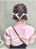 リボン × お団子 × ツインテール