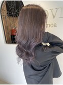 切りっぱなしボブ/ピンクブラウン/エアリーロング/美髪のススメ