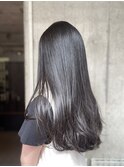 ロング アッシュブラック