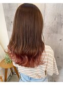 女性に人気のピンクのグラデーションカラー♪