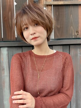 ロンド エスポワール 錦糸町(Lond espoir) 前髪ピンクベージュマチルダボブ【錦糸町/ショート】