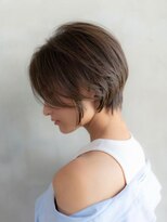 イオ 本厚木(io)&nbsp;ショートヘア似合わせカットグレージュカラーイメチェン小顔