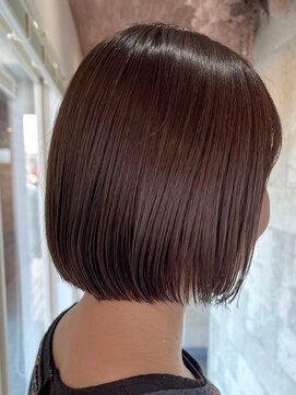 ミルヘアデザイン(mil hair design) ショートカットショートボブベージュカラーグレージュカラー