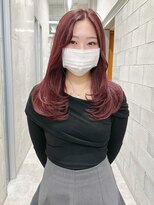 シーク 天神(SEEK)&nbsp;【SEEK 松尾菫菜】ボルドー×韓国風レイヤーカット