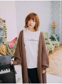 ぱっつんボブ20代/30代/40代/ハレマチ通り