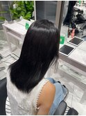 トーンダウン ラベンダーブラック透明感カラー