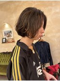 メンズボブ グランジヘア ハイライト メッシュ レトロ 90年代