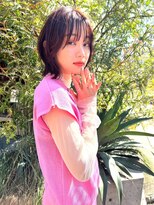 メーヴェ(Mowen) mowen 南堀江　ボブウルフ　ダークアッシュ