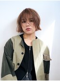 切りっぱなしボブ